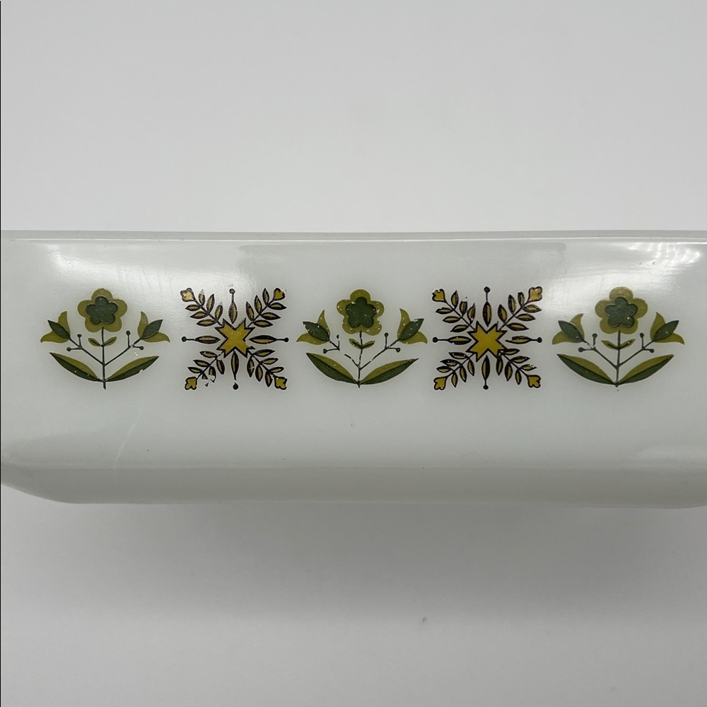 Vintage Anchor Hocking 441 Fire-King Meadow Green Milk Glass Baking Dish - 1 Qt - Picture 9 of 12